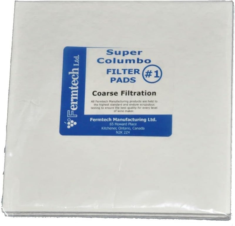 Fermtech Super Colombo Wine Filter Pads Pack of 4 (Bundle) - Image 2
